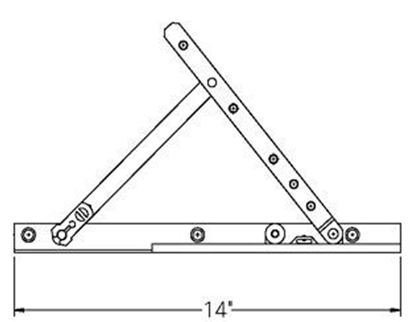 Picture of ADJUSTABLE HINGE AND 14" TRACK SA108