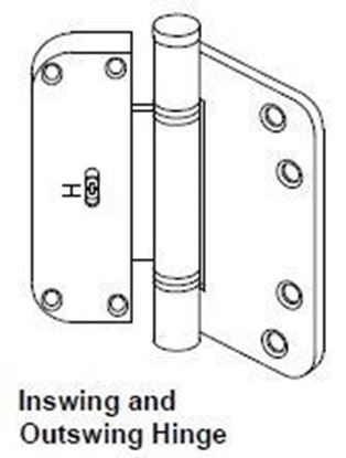 Picture of Semco Swing Door Adjustable (Horizontal) Hinge SH107