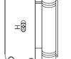 Picture of Semco Swing Door Adjustable (Horizontal) Hinge SH107