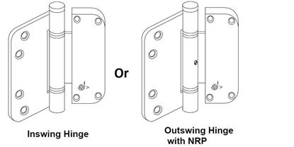 Picture of Semco Swing Door Adjustable (Vertical) Hinge SH108