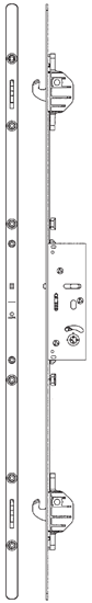 Picture of Semco Dual Sliding Door Multi-Point Lock SS109